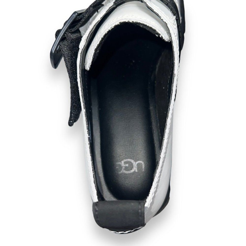 UGG Ashton Platform Loafer 1132994 White / Black Women's 9 - Picture 9 of 11